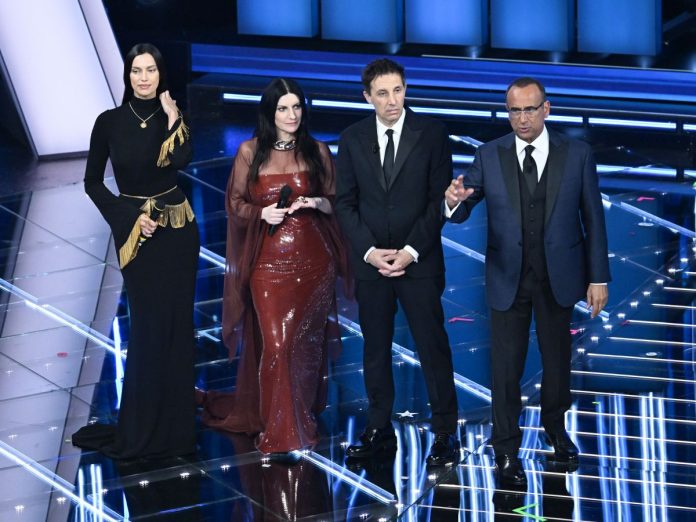 Sanremo, 76° Festival della Canzone Italiana. Terza Serata. I Conduttori